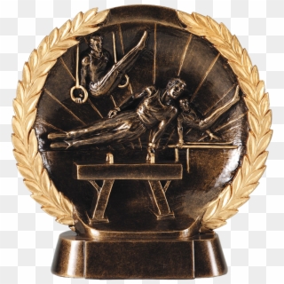High Relief Resin Trophy For Male Gymnastics Events - Trophies For Gymnastic Clipart