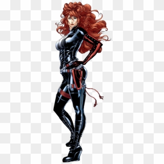 Black Widow From The Avengers - Comic Book Black Widow Transparent Clipart