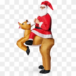 The Best Inflatable Santa Suit - Christmas Clipart