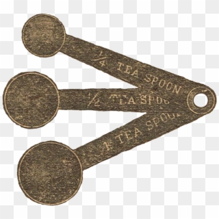 Antique Measuring Spoons Image - Coin Clipart