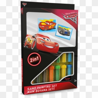 Lightning Mcqueen And Jackson Storm Sand Painting Set - Cars 3 Clipart