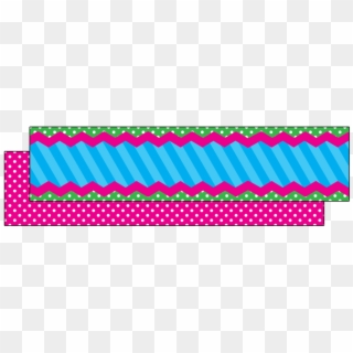 Tcr73250 Pink Blue Stripe Ribbon Runner Image - Lilac Clipart