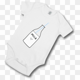 Baby Milk Bottle Onesie - Polo Shirt Clipart