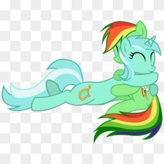 **traveltech Rolled Image** My Patronus - Lyra X Rainbow Dash Clipart
