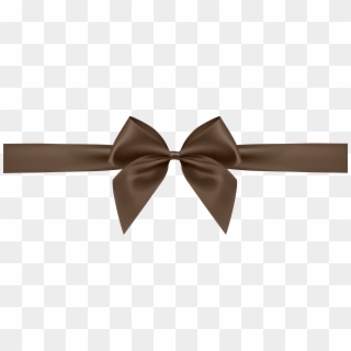 Brown Bow Transparent Clip Art Image - Portable Network Graphics - Png Download