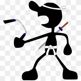 Fighter, Martial Arts, Asian, Japanese, Character - Mr Game And Watch Smash Ultimate Clipart