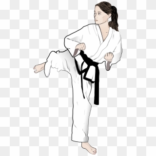 Taekwondo Drawing Martial Arts - Karate Clipart