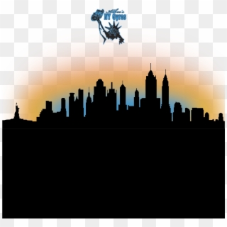 New York Time Square Silhouette Clipart