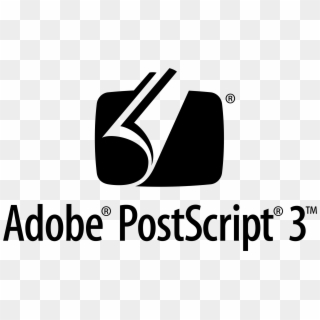 Adobe Postscript 3 Logo Png Transparent - Adobe Clipart