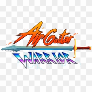 Air Guitar Warrior Logo Clipart