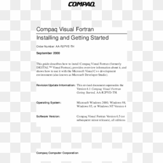Pdf - Compaq Clipart