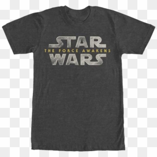 Star Wars The Force Awakens Logo T-shirt - Active Shirt Clipart