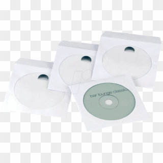Cd/dvd Paper Sleeves, Pack Of 50, White Frei - Cd Clipart
