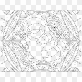 #027 Sandshrew Pokemon Coloring Page - Pokemon Colouring Pages For Adult Clipart