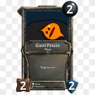 [card] Giant Potato - Card Game Clipart