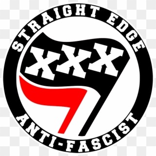Entirely With Everything In This Article But Still - Straight Edge Anti Fascist Clipart