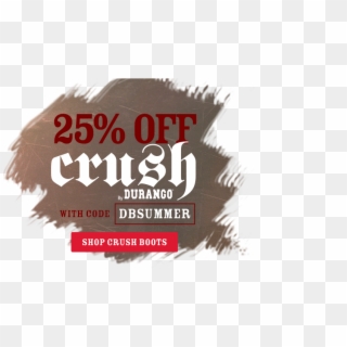 25% Off Crush Boots - Summit Treestands Clipart