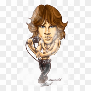 15 Alternative Fan Art Of Great Rock Bands Jim Morrison - Cartoon Drawings Of Jim Morrison Clipart