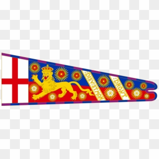 Royal Standard Of Edward Iv Of England - Black Dragon Banner England Clipart