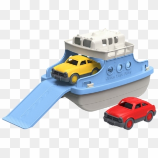 Green Toys Recycled Plastic Ferry Boat With Cars - Green Toys Clipart