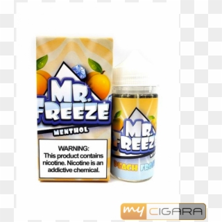 Mr Freeze Peach Frost Shortfill E-liquid - Composition Of Electronic Cigarette Aerosol Clipart