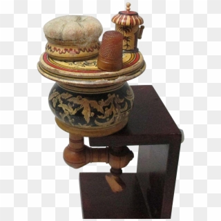Century Chinoiserie, Etui Sewing Clamp Made From Boxwood - End Table Clipart