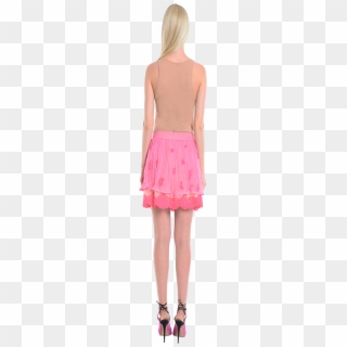 Cat Pink Skirt Cat Pink Skirt - A-line Clipart