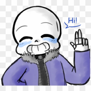 This Is A Very Rare Drawing Of Sans That Doesn't Show - Cartoon Clipart