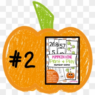 This Pumpkin-themed Math Card Game Is For Numbers To Clipart