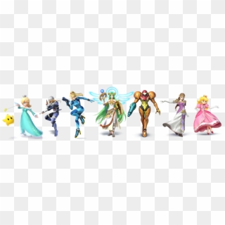 Zelda Peach Metroid Smash Bros Super Smash Bros Samus - Lady Palutena X Link Clipart