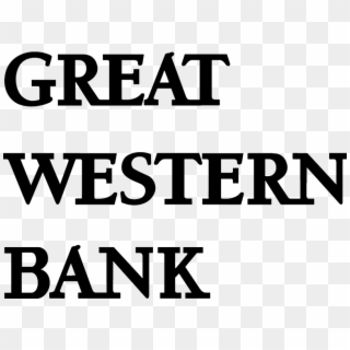 Great Western 1 Vector - Great Western Bank Clipart