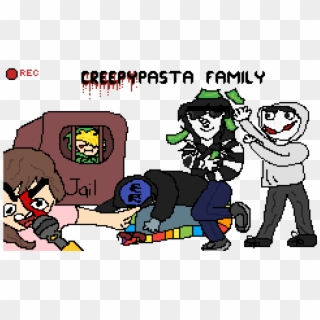 The Creepypasta Family By Creepy-pasta - Cartoon Clipart