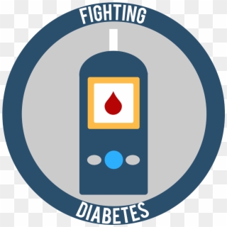 Fighting Diabetes Logo - Circle Clipart