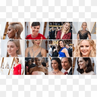 Last Sunday's 90th Annual Academy Awards - Collage Clipart