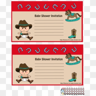 Vector Free Download Free Clipart Western Theme - Baby Shower - Png Download