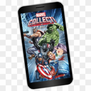 With This New App, Topps Brings All The Fun And Excitement - Marvel Heroes 2015 Clipart