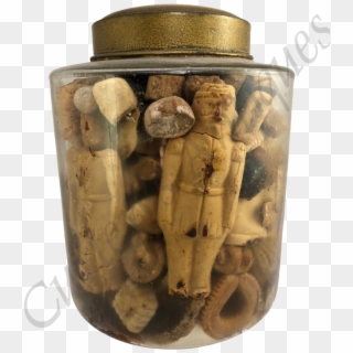 Antique 19thc Desiccated Victorian Christmas Candy - Statue Clipart
