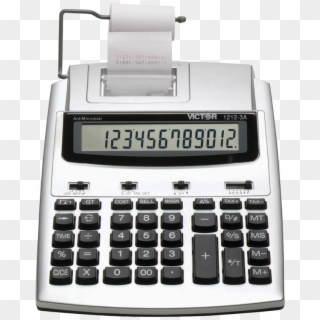 Victor® 1212-3a Commercial Desktop Printing Calculator - Victor 1210-3a Antimicrobial Printing Calculator Clipart