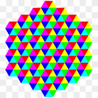 This Free Icons Png Design Of Hexagonal Triangle Tessellation - Tessellation Of Triangles 3d Clipart