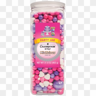Mixlicious™ Bedazzle Party Jar - Mixlicious Gum & Candy Mix Clipart