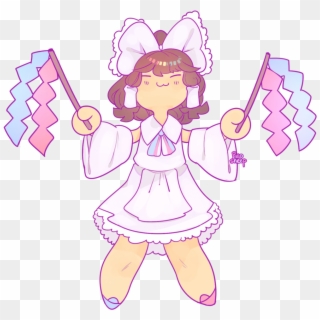 “reimu Said Trans Rights And Support Lgbt Youths ” - Cartoon Clipart