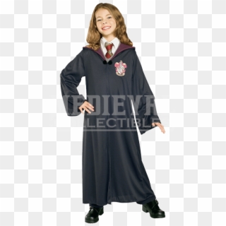 Child's Gryffindor Robe From Harry Potter - Book Character Costume For Girl Clipart