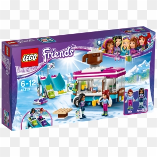 Lego Friends Snow Resort Hot Chocolate Van 246pcs/pzs - Snow Resort Ski Lift Lego Friends Clipart