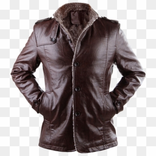 Leather Winter Coat Png Image - Men Winter Leather Jackets Clipart