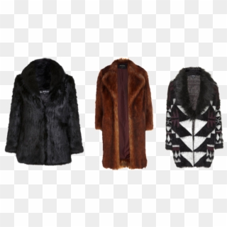Leather Winter Coat Download Transparent Png Image - River Island Copper Fur Coat Clipart