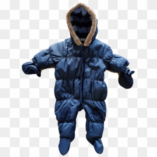 Next Baby 0-3 Mths Blue Pramsuit Snowsuit Hooded Winter - Hoodie Clipart