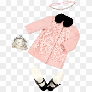 Winter Wonder Outfit Sequin Jacket - Girl Clipart