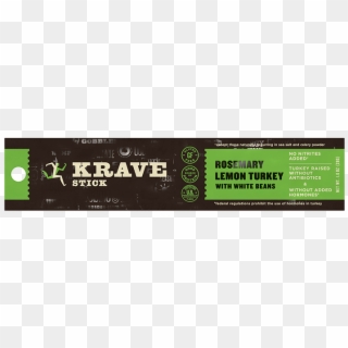 Krave Turkey Stick - Label Clipart