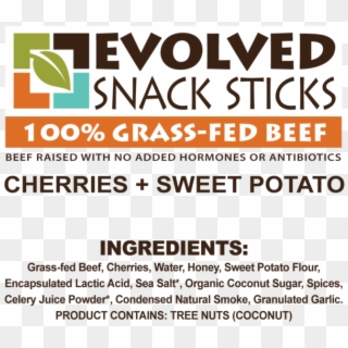 Grass-fed Beef Snack Stick W / Cherries & Sweet Potato - Chico Bento Clipart