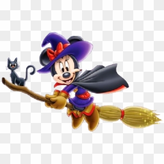 Minnie Disney Images Are On A Transparent Ⓒ - Halloween Good Night Gif Clipart